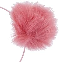 Vista 2 de LUX ACCESSORIES Juego de diadema de orejas de gato con pompón para niñas de Halloween (3 piezas)