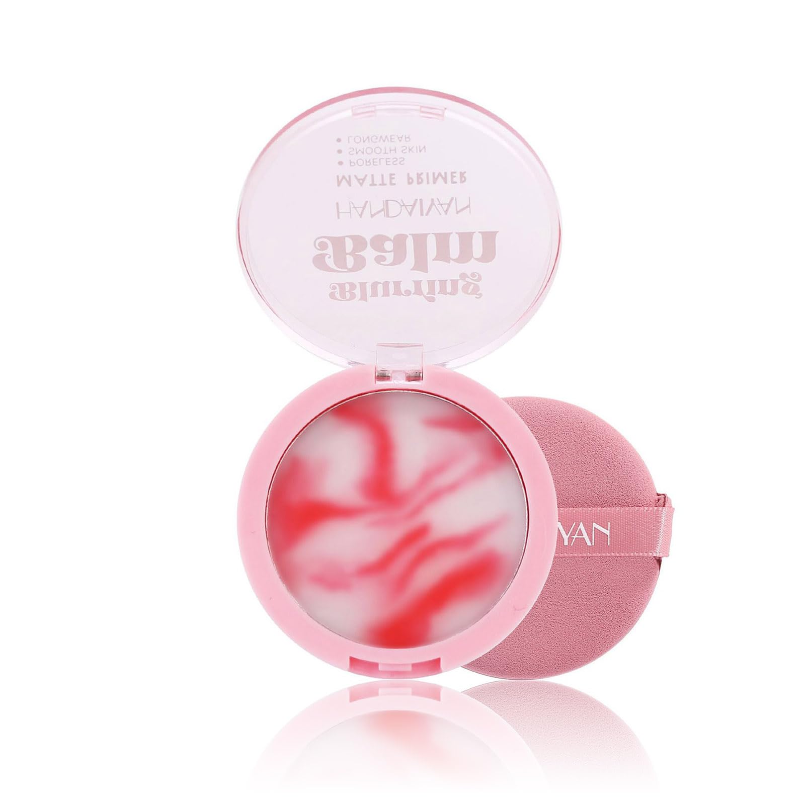 Oil Control Face Pressed Powder, Matte Soft Balm Texture Strong Oil Control Invisible Pores Light Powder-Free Face Powder Face Makeup Setting Powder