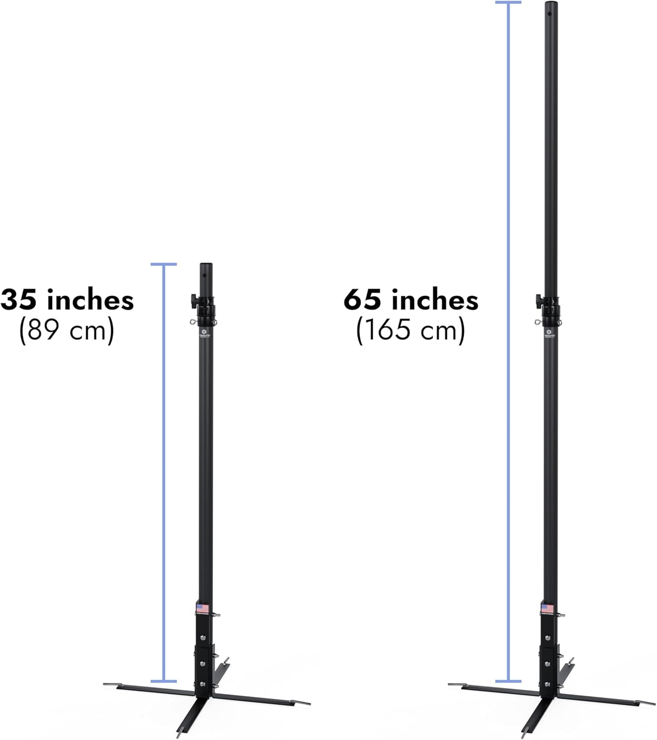 Universal Pole Mount with Guy-Wires - Compatible with Tropo Rain Gauge & Other Lightweight Weather Stations - Easy-to-Install, Adjustable & Weatherproof - Powder Coated Steel Mount - Made in The USA