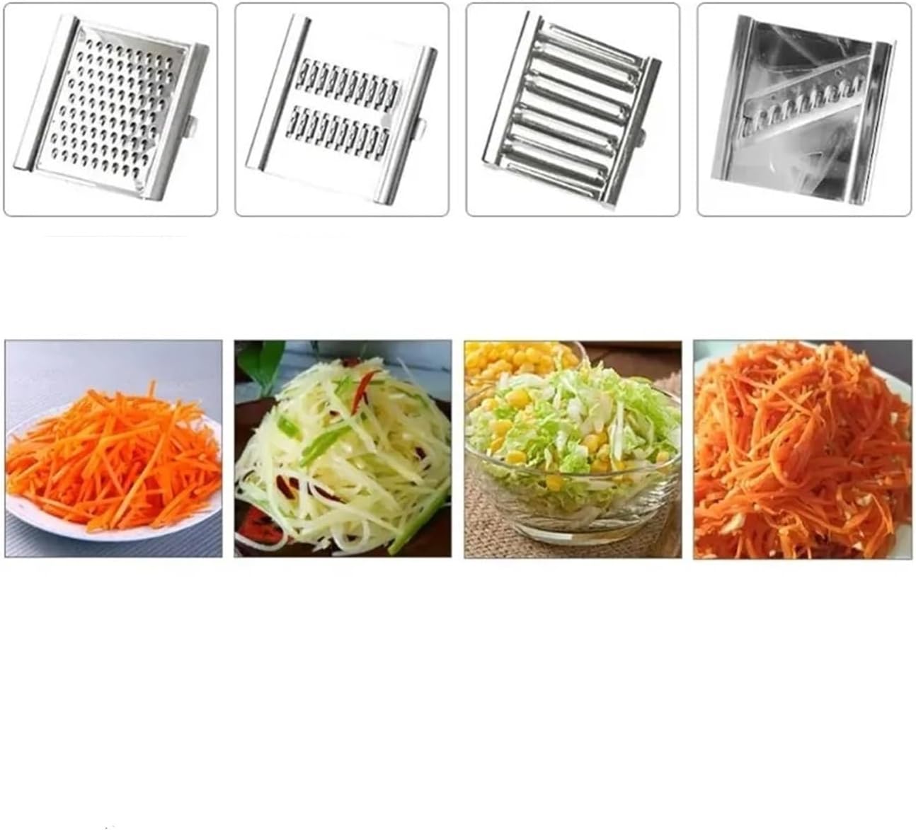 Shredder Cutter Stainless Steel Grater Portable Manual Vegetable Slicer Easy Clean Multi Purpose Home Kitchen Tool