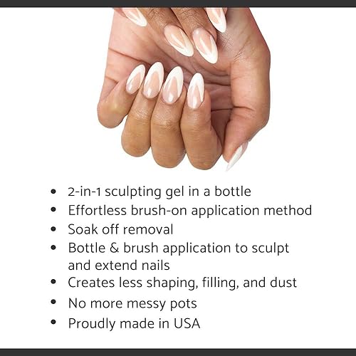 Miniatura 4 de IBD Gel de construcción, extensión de uñas de gel duro, rosa transparente, 0.5 onzas