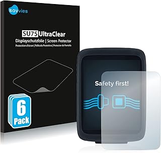 Savvies Screen Protector compatible with Sigma BC 8.0 WL Protection Film Clear 6-Pack