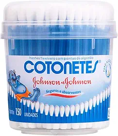 Cotonetes Hastes Flexíveis Pote 150un