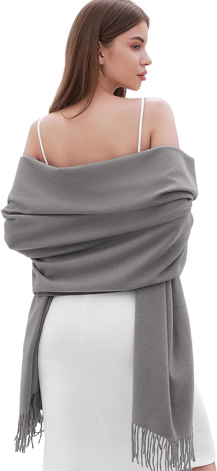 RIIQIICHY Women Scarf Pashmina Shawls and Wraps for Wedding Ladies Winter Scarves