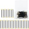 60PCS Nails for Hanging Pictures with Brass Head – Premium Picture Hanging Nails & Wall Pins – Heavy Duty Picture Nails with Plastic Storage Box for Photo Frames, Drywall, and Wood