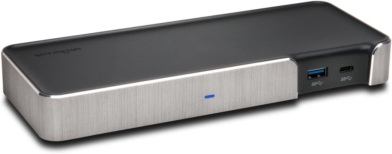 Kensington SD5200T Thunderbolt 3 Docking Station - 85W PD - Dual Monitor 4k for Mac and PC (K38300NA)