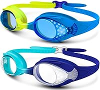 Vista 1 de OutdoorMaster - Gafas de natación de ajuste rápido para niños (2 unidades)