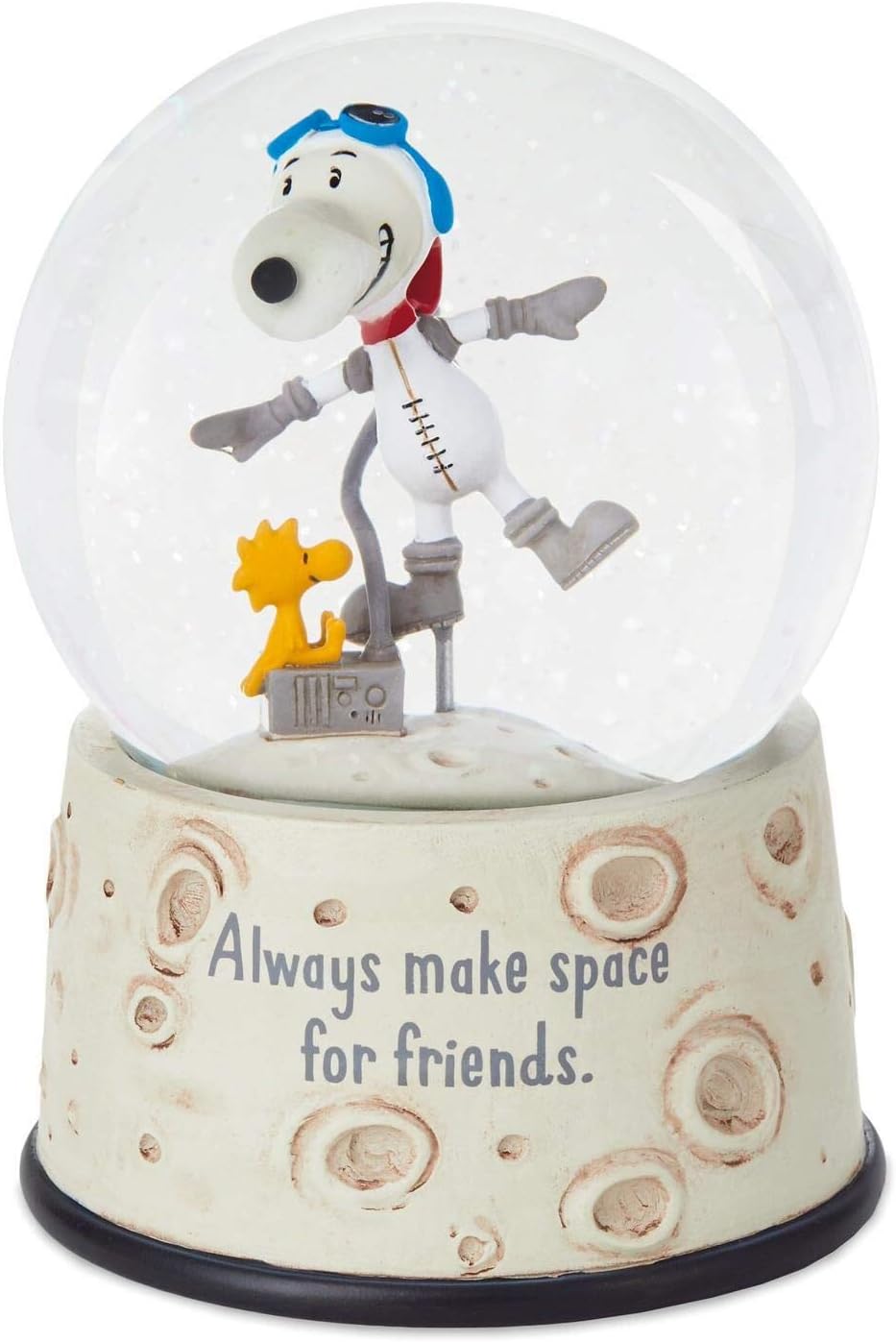 Peanuts Make Space for Friends Astronaut Snoopy Snow Globe Snow Globes Movies & TV
