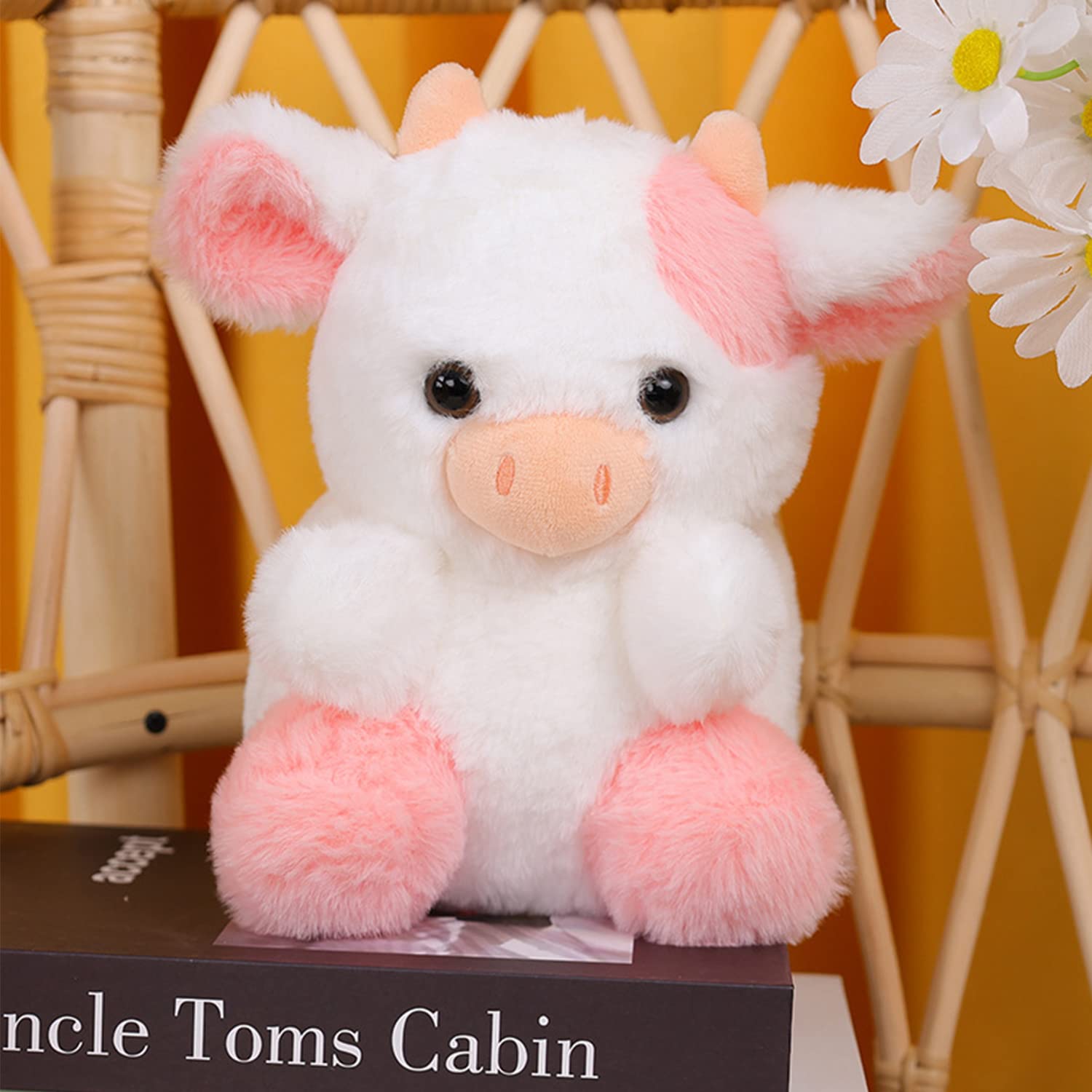 Amazon.co.jp: FCLEIH 牛ぬいぐるみ ソフト 抱きしめたくなる牛