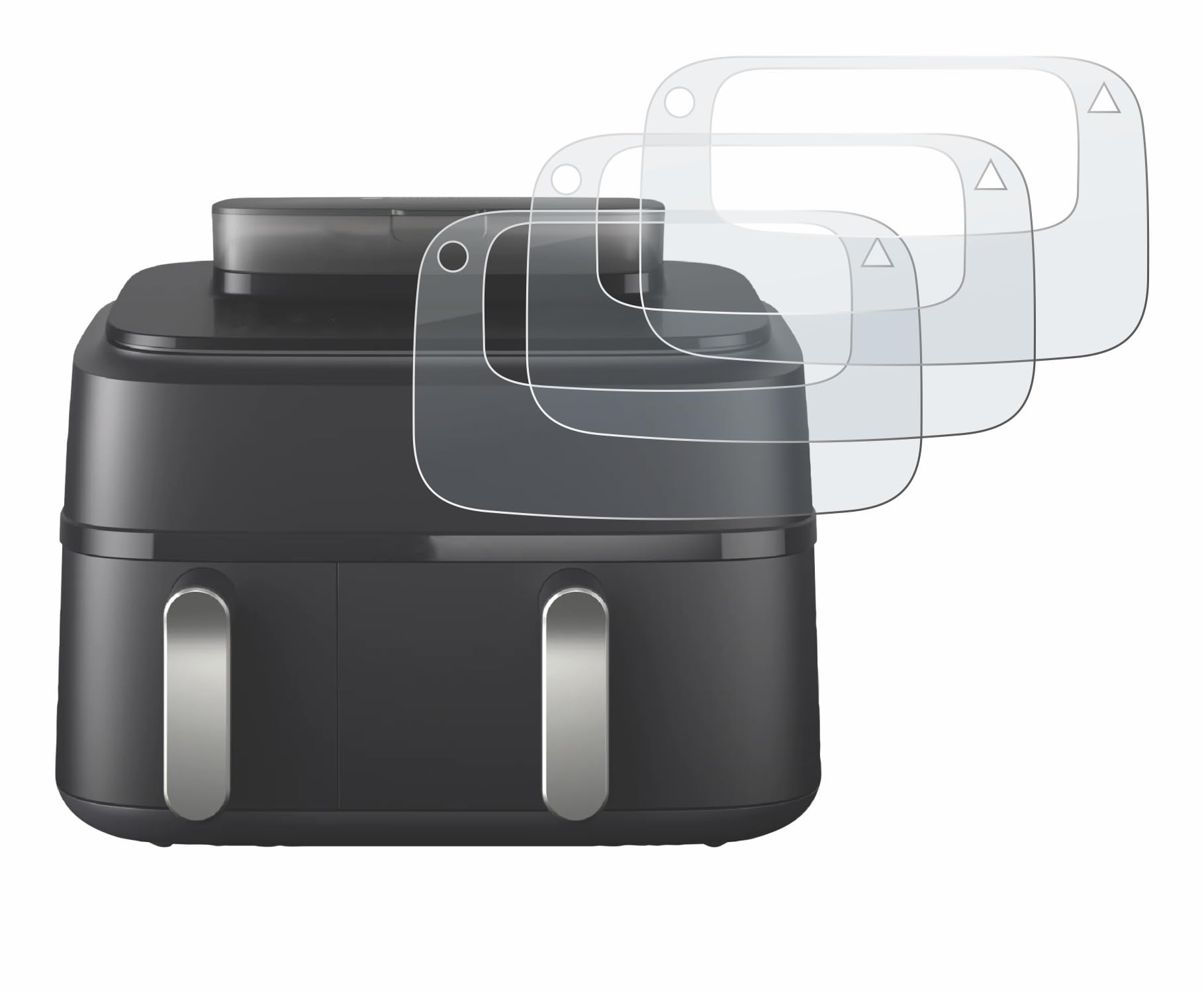brotect 3 Pezzi Pellicola Vetro per Philips Airfryer 5000 Series NA551/00 | Opaca Protezione Schermo Made in Germany, Anti-Riflesso Durezza 9H Anti-Graffio