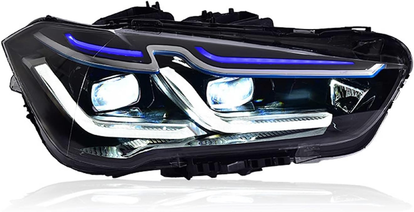 と互換性がある と互換性がある BMW X1 LED ヘッドライト Porjector レンズ 【ヘッドランプランプシェルマスクシェルランプシェードレンズフォード】 2017-2021 F4