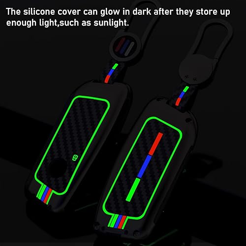 Miniatura 4 de Jaronx Compatible con fundas para llavero BMW, Negro -, Moderno