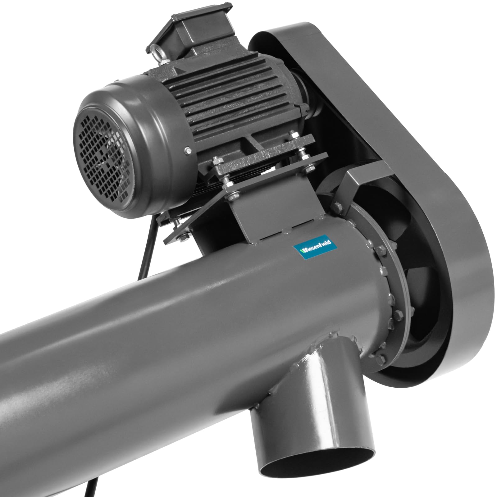 Coclea trasportatore 1000 kg/h Altezza: 125 – 175 cm Tubo: 3 m Diametro: 220 mm 4 ruote 2200 W 400 V trasportatore lumaca a pellet