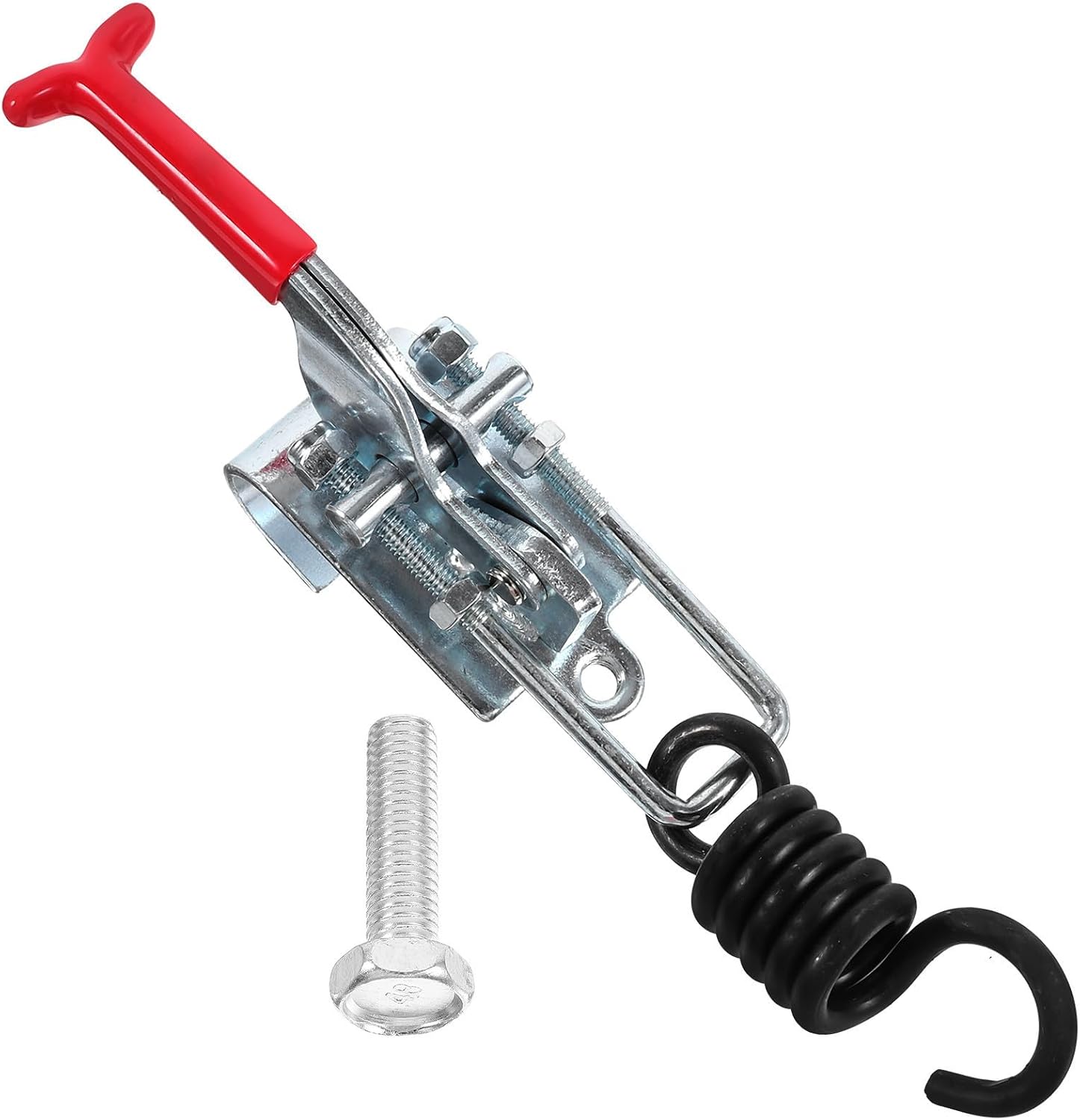 Spring Toggle Clamp Self-locking Heavy Duty Metal Fastener Hasp Clamp for Toolboxes Cabinets Cases with Spring-loaded Mechanism Assorted style