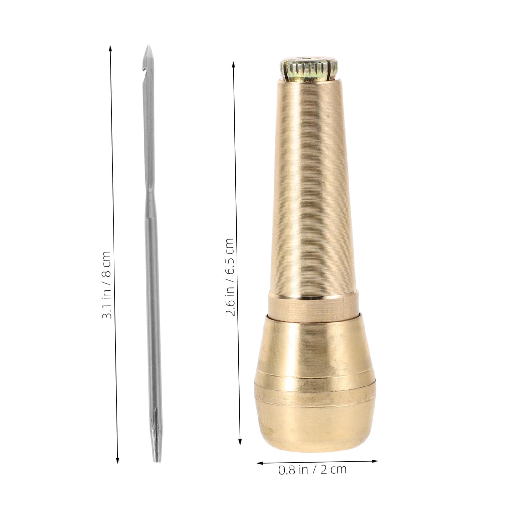 Housoutil 1 Set Leather Sewing Awl Needle Awl for DIY Repair Stitch Tool Kit Hand Sewing Multi-Purpose Shoe Repair Punching Tool