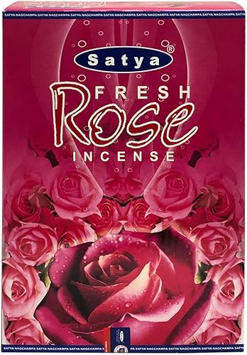 Vista 101 de Varillas de incienso de sándalo - Total de 180 varillas de incienso y soporte para varillas de incienso Insence Insense Satya