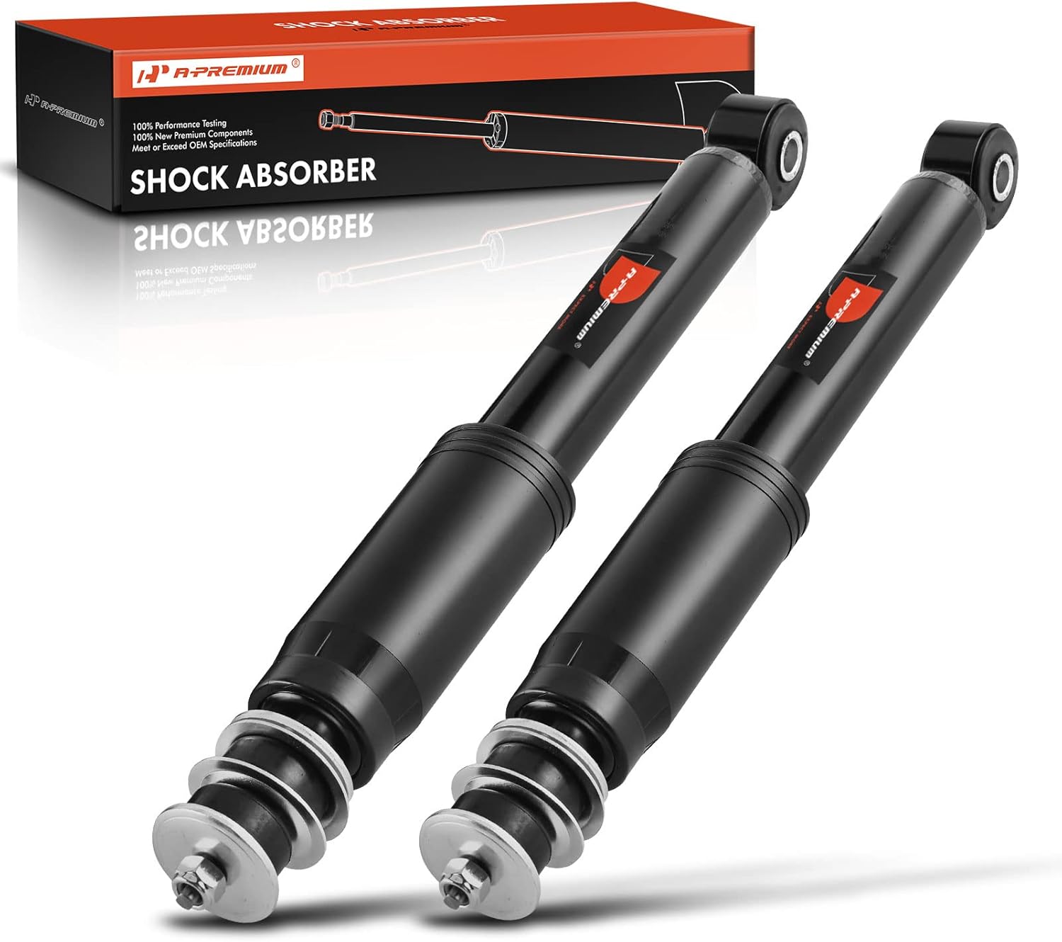 A-Premium Front Shock Absorber Compatible with Chevrolet Suburban 3500 HD 2016-2017 & Hummer H2 2003-2007, 2-PC Set