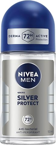 مزيل عرق رول اون سيلفر بروتكت للرجال من نيفيا، 50ml