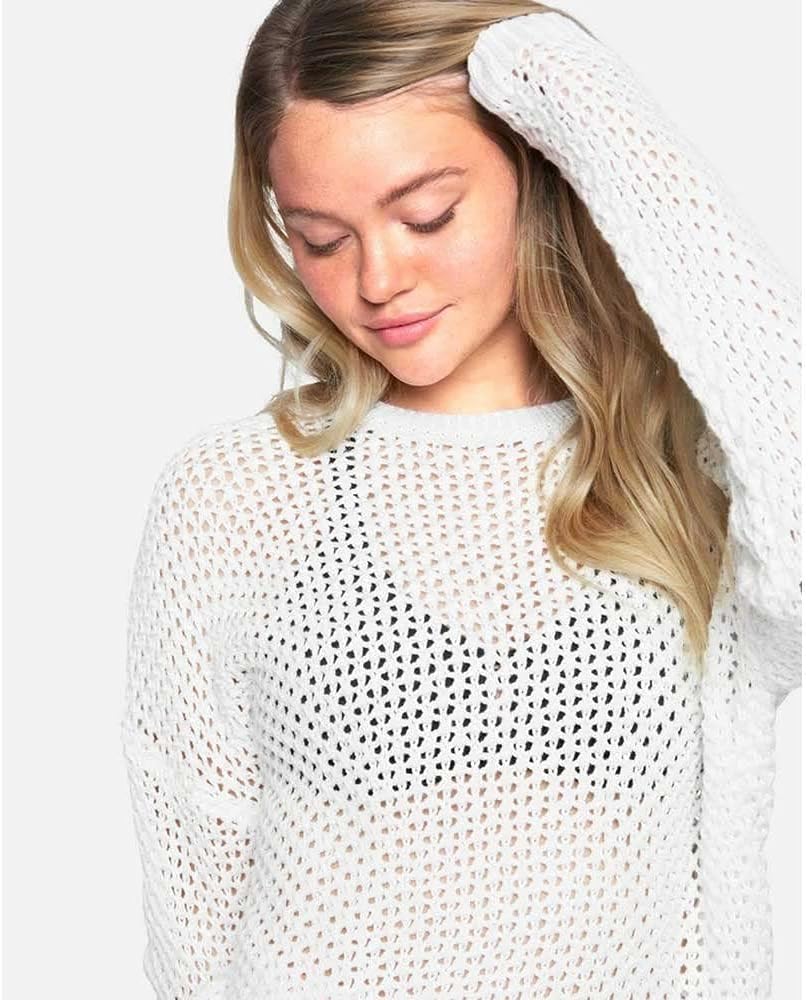 Hurley Womens Easy Open Knit Sweater