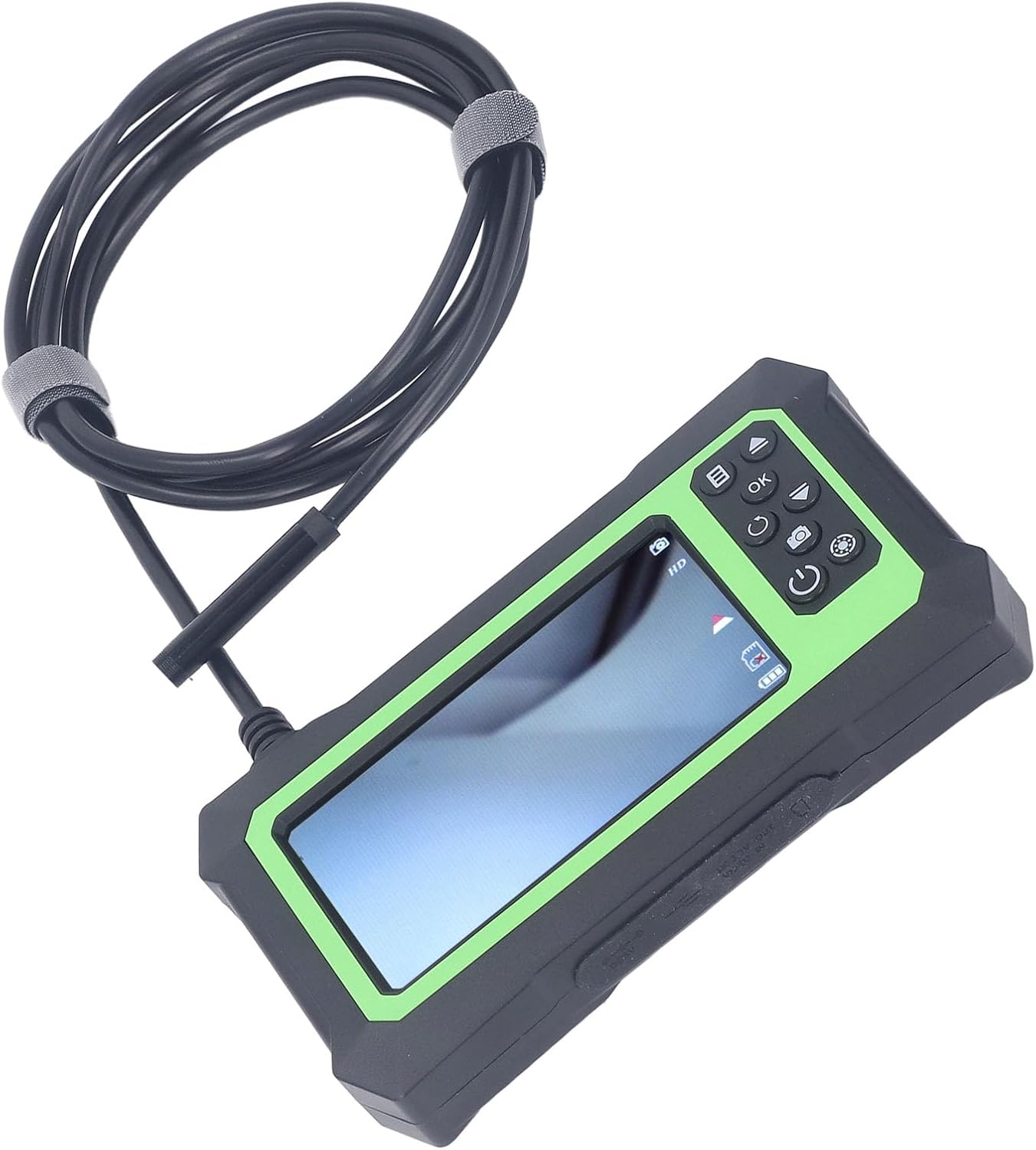 Haofy Borescope Camera 8mm Probe 1080P IP67 with 4.3in Screen - Endoscope for Automotive Repair Drain Pipe and HVAC Duct Inspection (5 Meter)