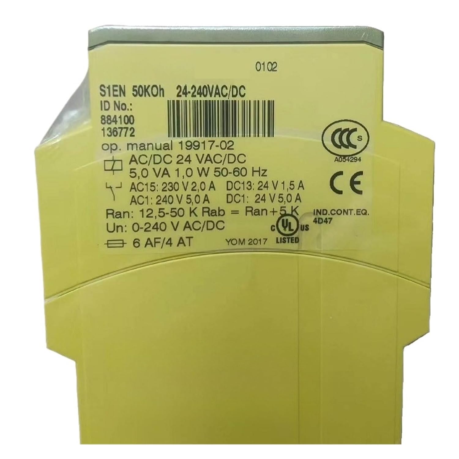 S1EN 50KOH 24-240VACDC 884100 Relay Module