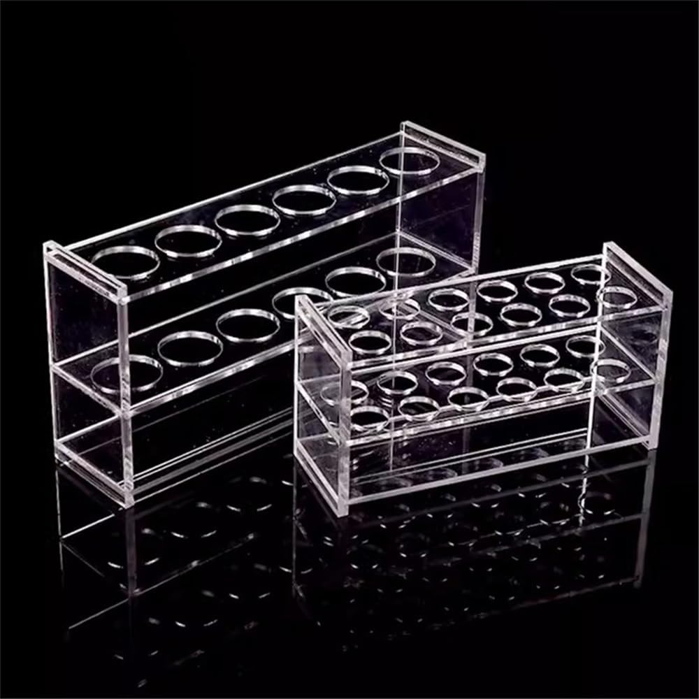 Laborausstattung und -bedarf 10 ml 25 50 100 Rohr Rack 6 Löcher 12 Labor Einzel/doppel Reihe