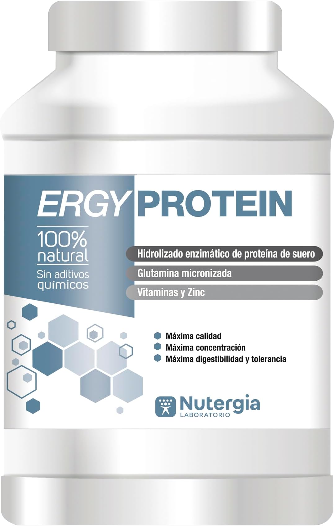 NUTERGIA ERGYPROTEIN 1kg, Black, Single