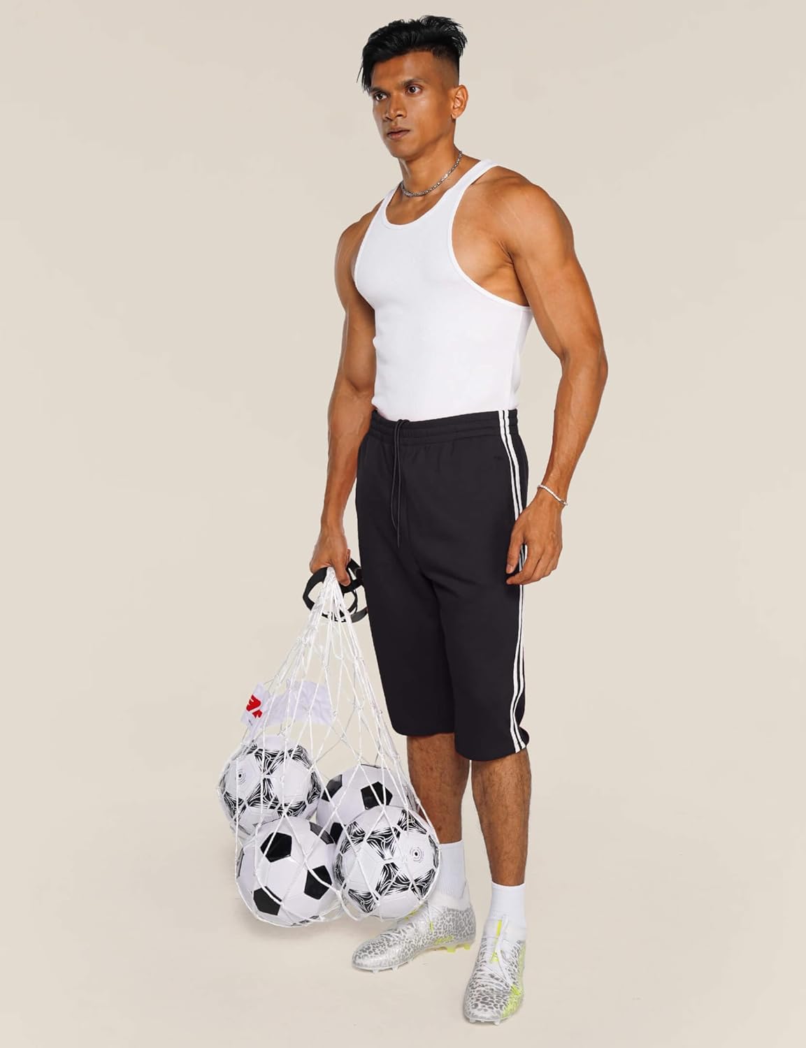 Ouber Men’s 3/4 Training Pants Gym Workout Track Pants Soccer Pants - Image 6