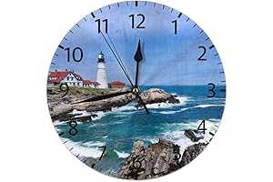 Vintage Lighthouse Clock - A Timeless Coastal Masterpiece