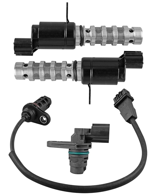 Kit de solenoides VVT e sensores de posição do comando e virabrequim MQLPXI para Hyundai e Kia – 4 peças