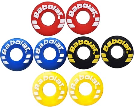 4 Pcs Rubber Tire Shape Vibration Dampener Durable Tennis Racket Shock Absorber Soft Tennis Accessory Great for Tennis Players