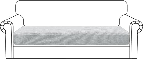 ZNSAYOTX Fundas elásticas para cojines de sofá, fundas de asiento de repuesto suave, patrón único, protector de muebles con parte inferior elástica