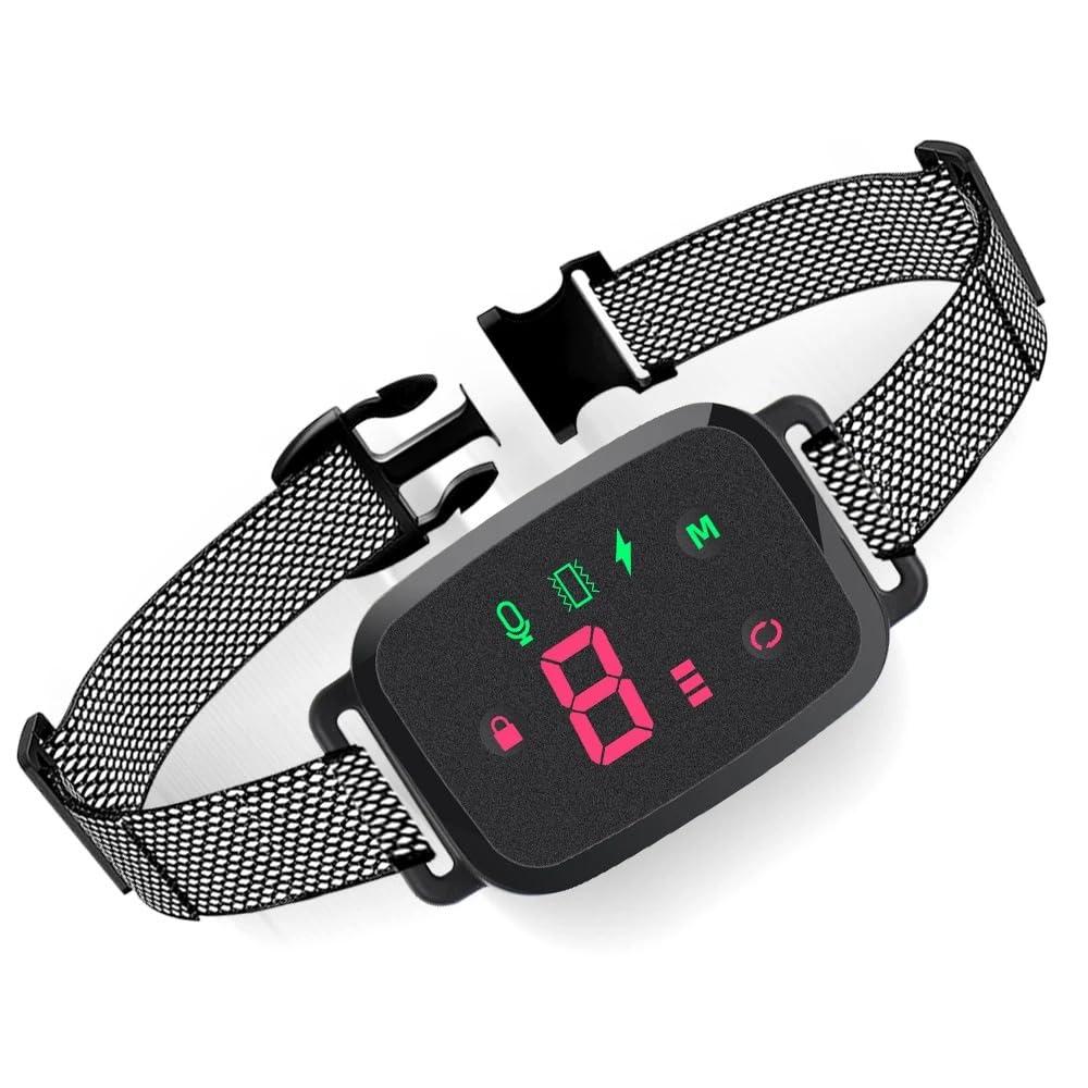 Collier anti-aboiement étanche pour des promenades sereines sous la pluie
