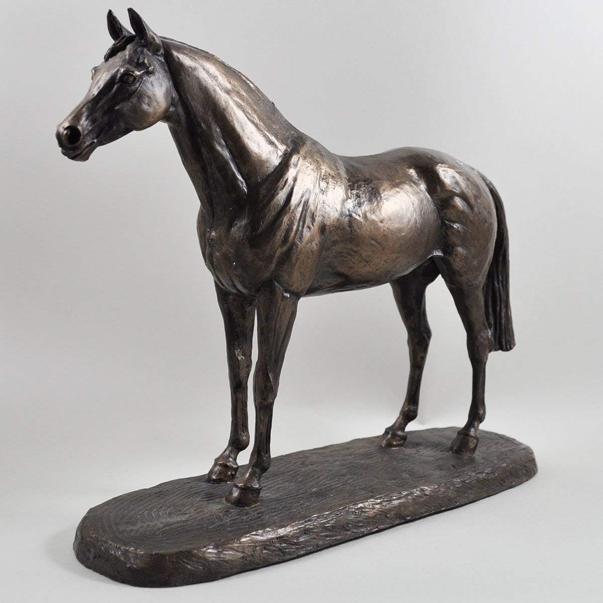 Thoroughbred Bronze Horse Sculpture Statue
