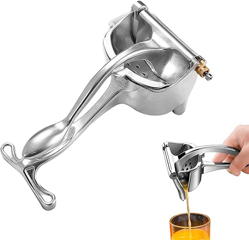 Miniatura 7 de Exprimidor manual de jugo, extractor de jugo de fruta fresca de aleación de aluminio 2026, exprimidor de mano, exprimidor de limón, prensa manual