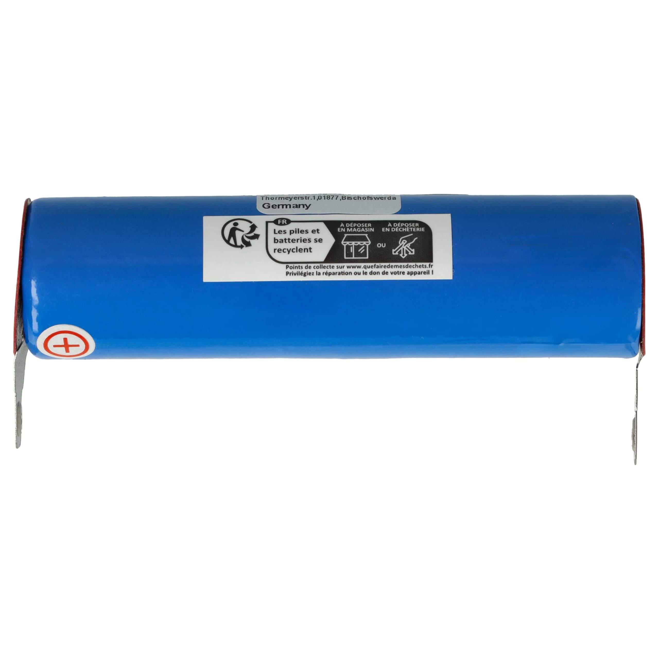 vhbw Batería Compatible Kenwood FG-100 FG-200 FG-150 2000 mAh 2.4 V NiMH