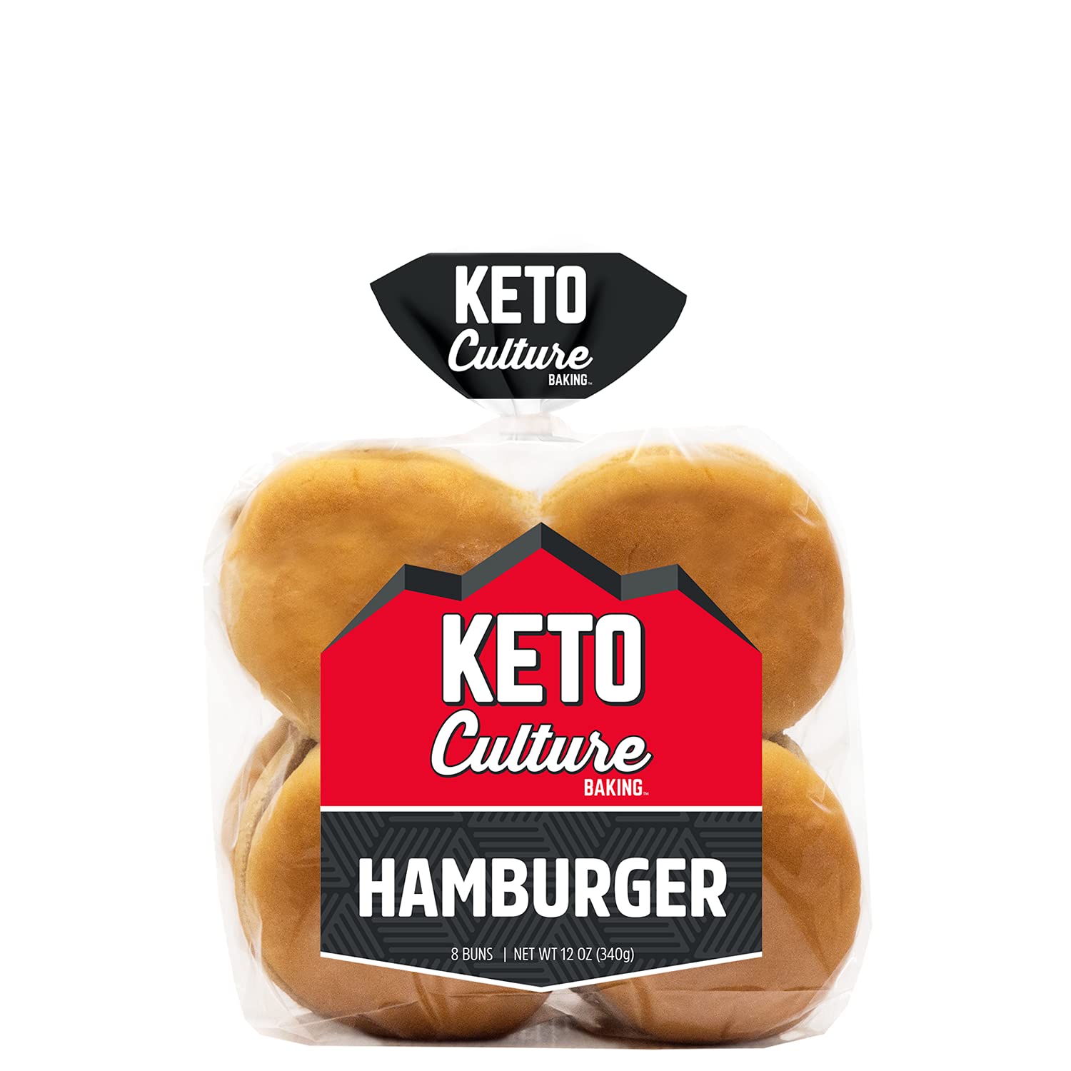 Keto Hamburger Buns by Culture Baking Made in USA,8 Count
