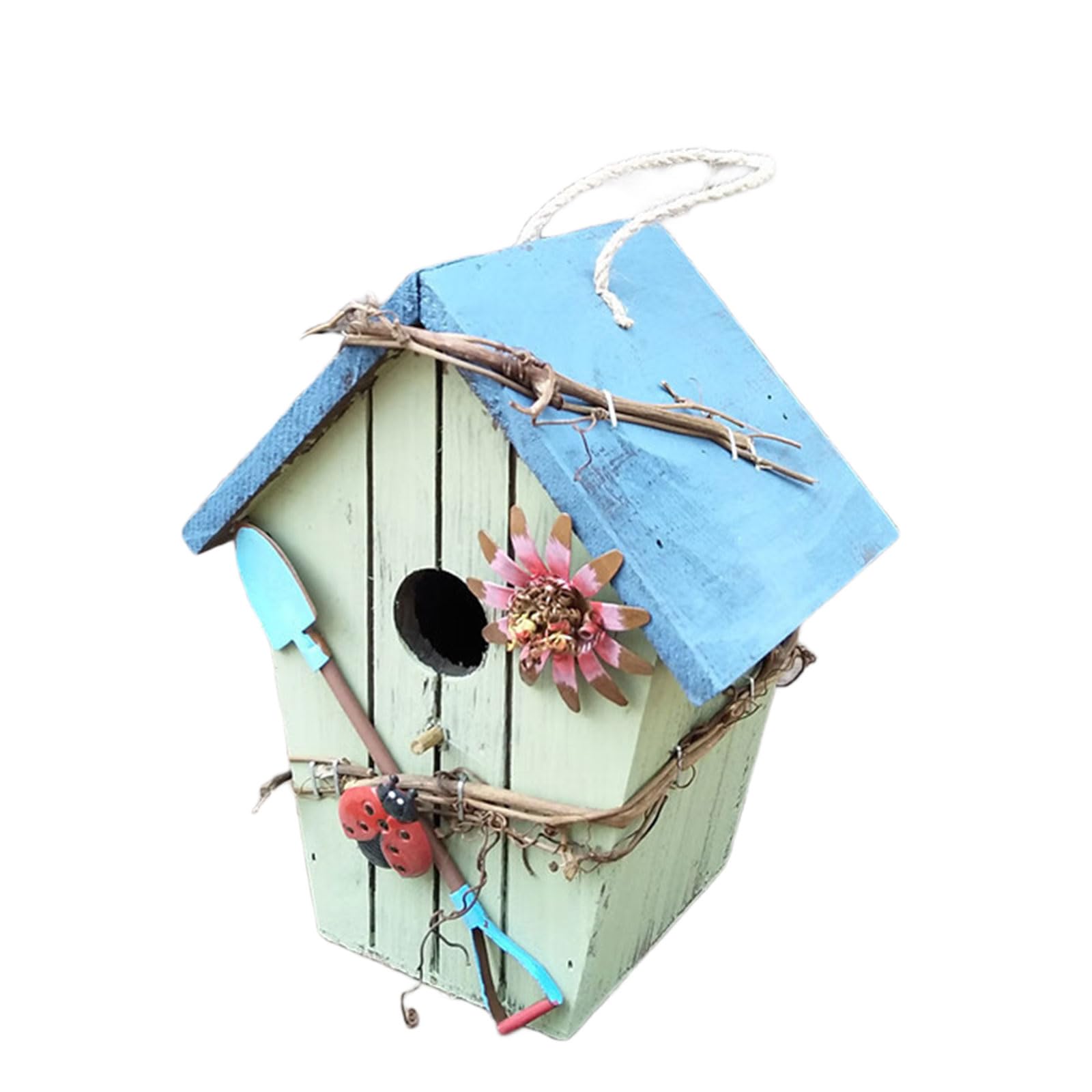 Maison pour oiseaux ruraux pour créer un havre de paix sur le balcon