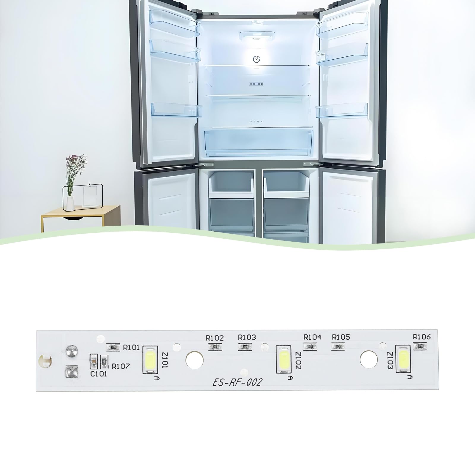 ECSiNG 1Pc LED Light Bulb Board Replacement WR55X26671 Compatible with GE PS11767930 AP6035586 4468532 EAP11767930 LED3344588 - Image 4