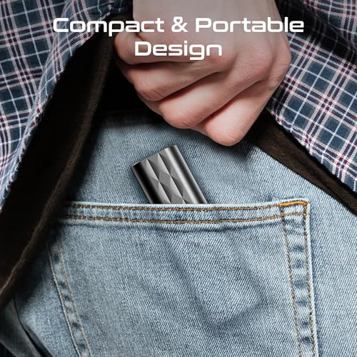 مجموعة سفر 7 في 1 من بروميت تتضمن كيبل شحن USB-C 60 واط و120 سم مع محول إلى لايتنينج ومحولات USB-A مايكرو-USB وفتحات لشريحة الاتصال نانو ومايكرو وبطاقة تي اف ودبوس صغير لإخراج شريحة اتصال