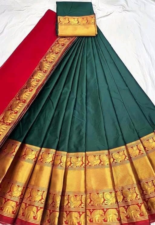 Image of RENVAANI FASHION Women's Traditional Semi-Stitched Lehenga Choli | Lehenga Choli for Women | Ethnic Wear Heavy Lehenga Choli With Dupatta