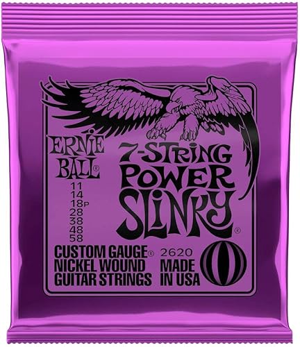 Miniatura 9 de Ernie Ball Power Slinky juego de cuerdas con enrollamiento de níquel para guitarra normal