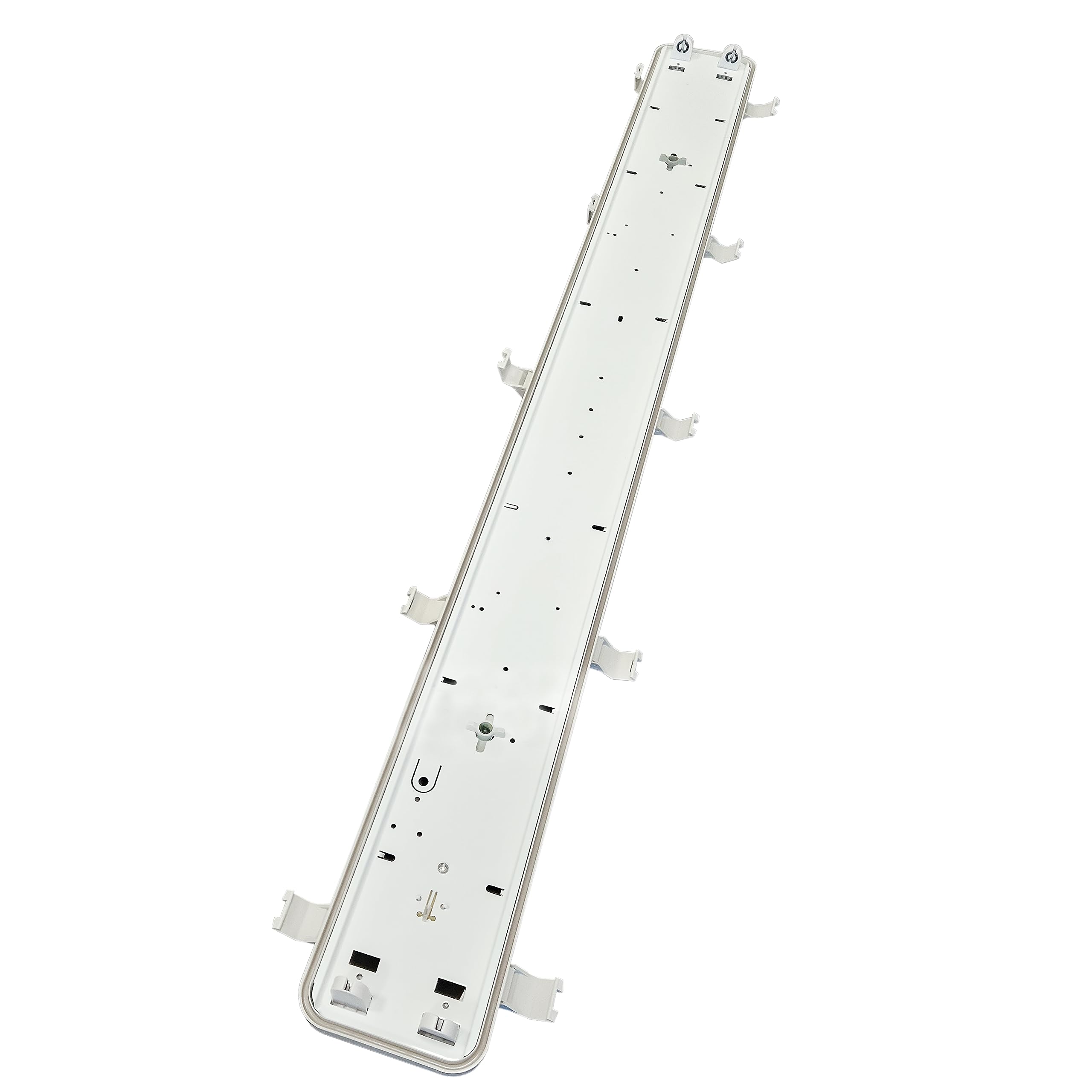 LED Feuchtraumleuchte 120cm für LED Röhren IP65 Grau