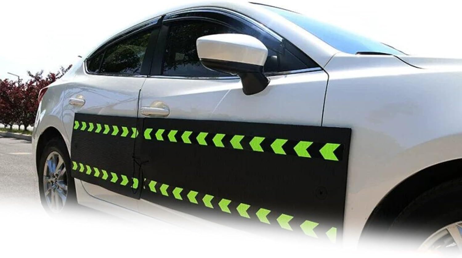 2 Pcs Magnetic Car Door Protector, Car Magnet Bumper, Removable Car Door Guard, Prevents Dents, Universal Exterior Car Accessories for Cars SUVs (31.5"x9.8")