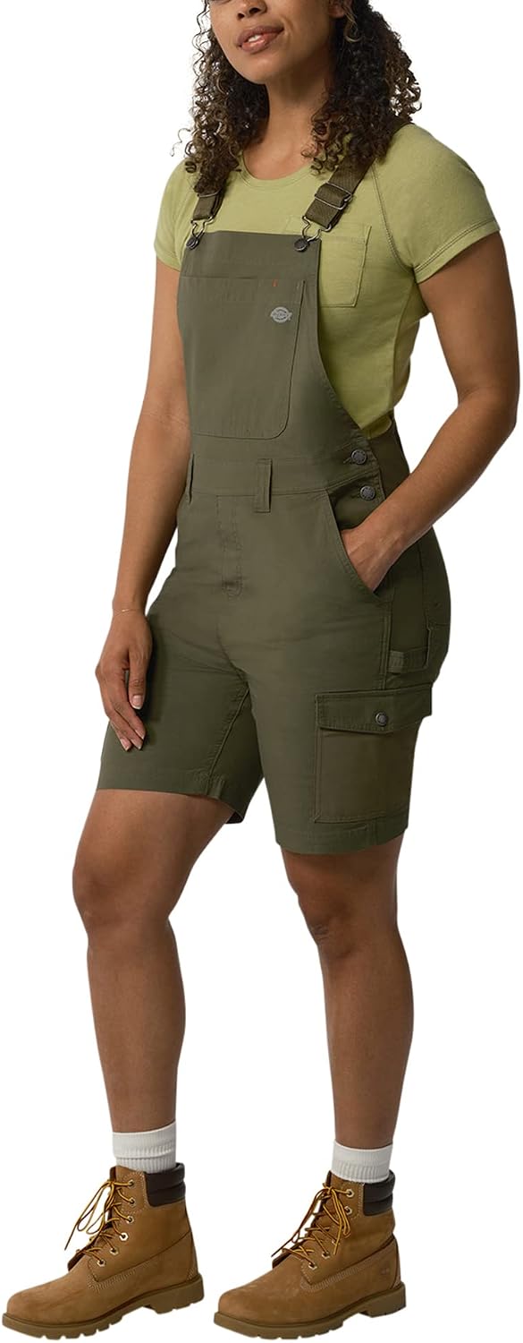 Dickies womens Women's Cooling Ripstop Bib Shortalls