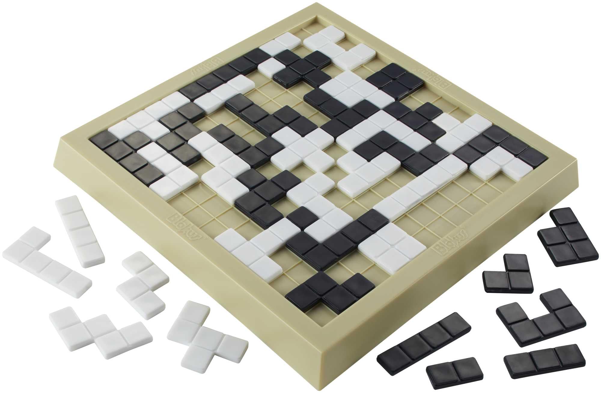 Mattel Games Blokus Duo, Strategiespiel ab 7 Jahren, 2 Spieler | Deine Spielsteine dürfen sich nur an den Ecken berühren. Klassisches Strategiespiel für 2, 42 Steine in zwei Farben, FWG43