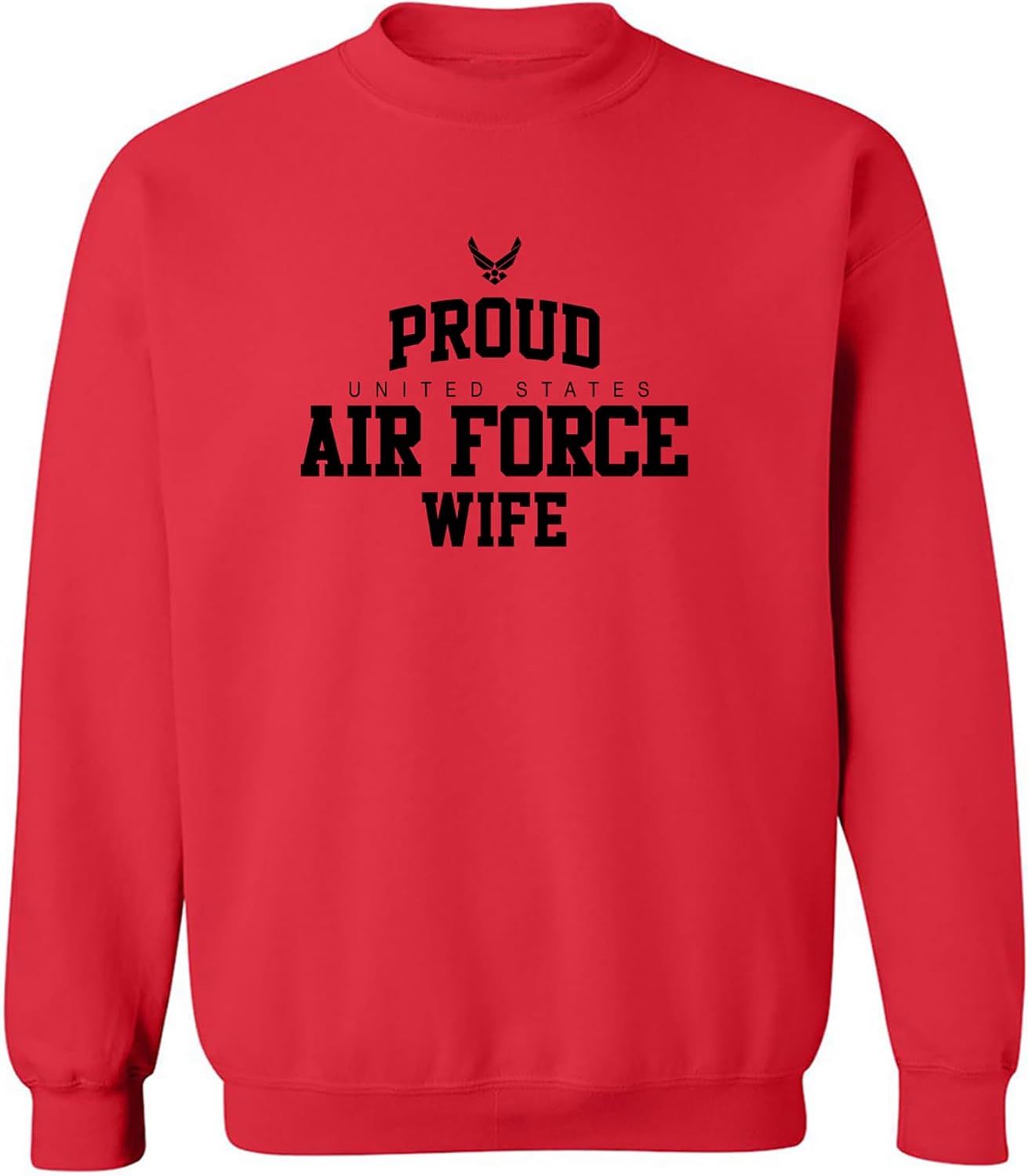 zerogravitee Proud Air Force WIFE Crewneck Sweatshirt