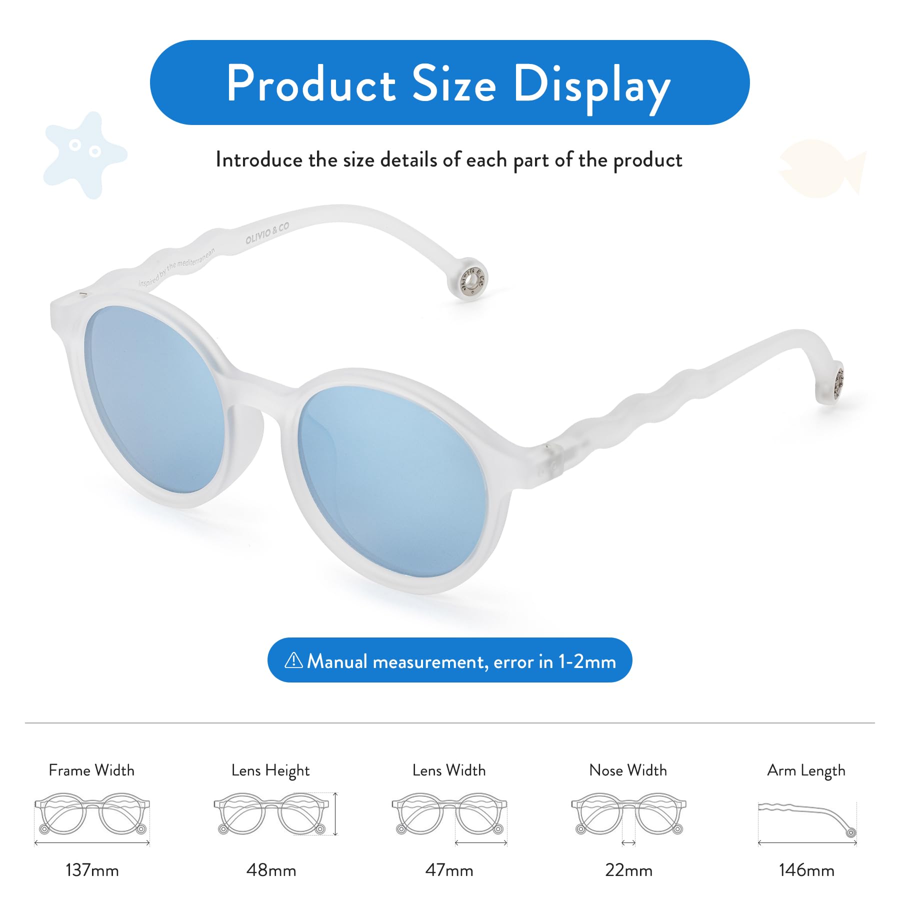 Polarisierte Sonnenbrille für Kinder, Kleinkinder, UV-Schutz, Strandbrille für Jungen und Mädchen, flexibel, langlebig., Olivgrün, oval (Teenager und Erwachsene), 12Y+