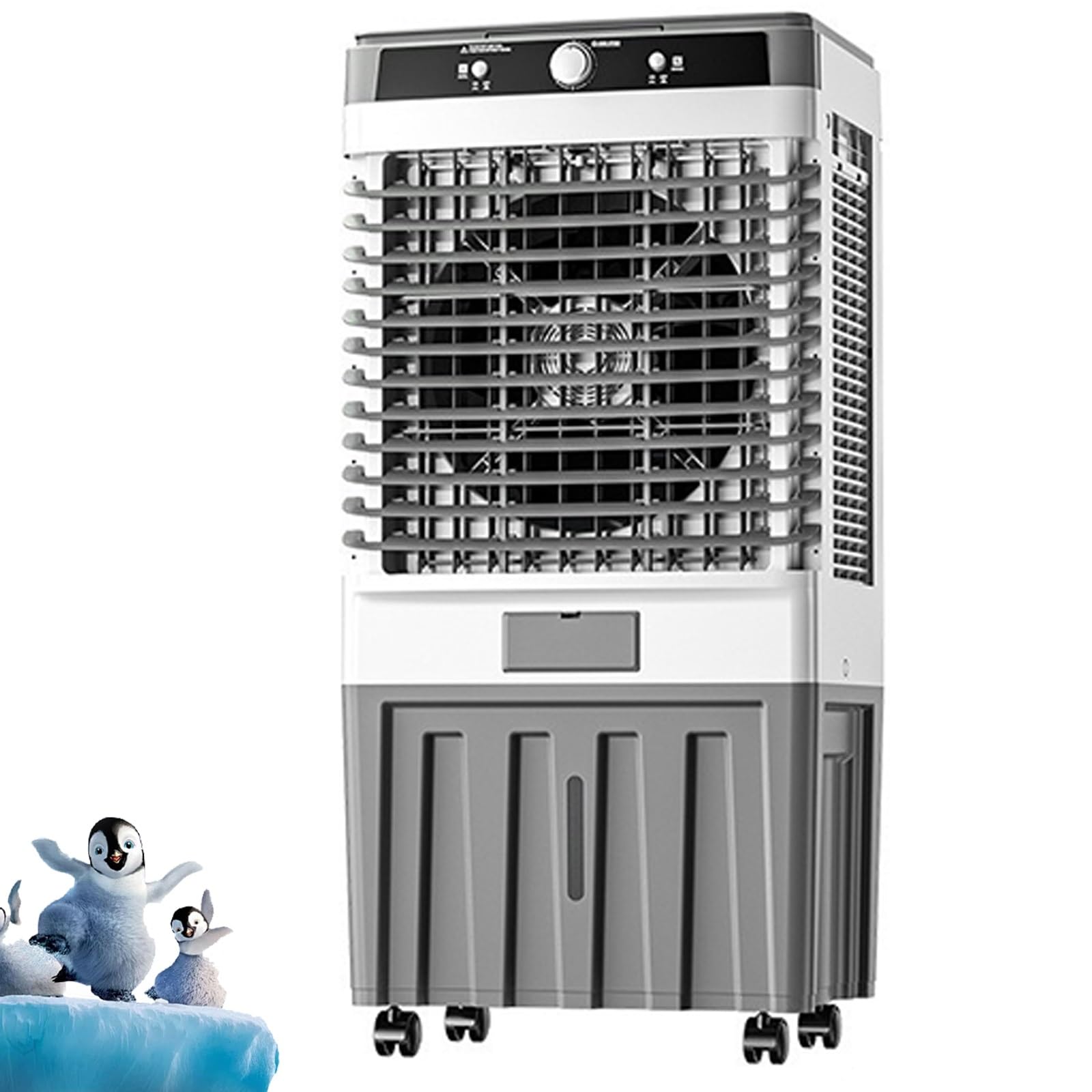JKJZSALJ Portable Air Cooler,3-In-1 Evaporative Cooling With Ice,3 Speeds For Home And Office Use,G