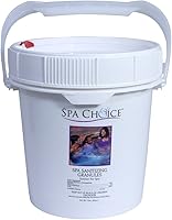 Vista 2 de Spa Choice 472-3-5081 - Gránulos desinfectantes para bañera de hidromasaje de cloro de 5 libras, 1 paquete y SpaGuard mejorado Spa Shock de 6 libras